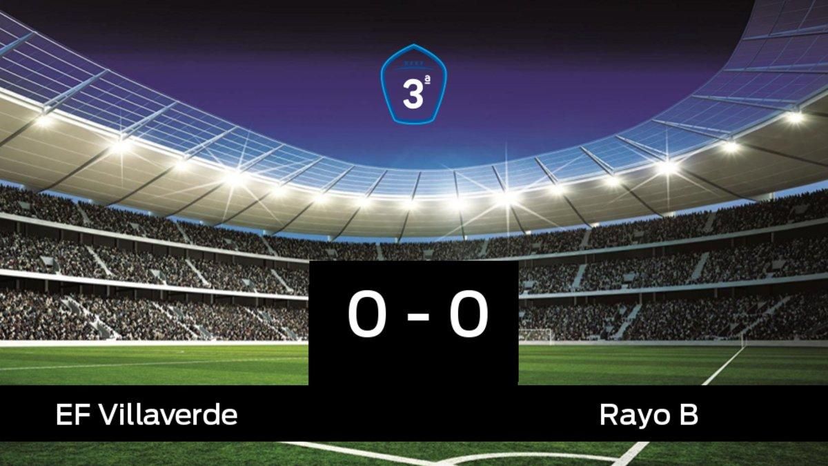 El Villaverde no pudo conseguir la victoria frente al Rayo B (0-0) El Villaverde no pudo conseguir la victoria frente al Rayo B (0-0)