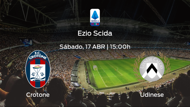 Previa del partido: Crotone - Udinese Previa del partido: Crotone - Udinese