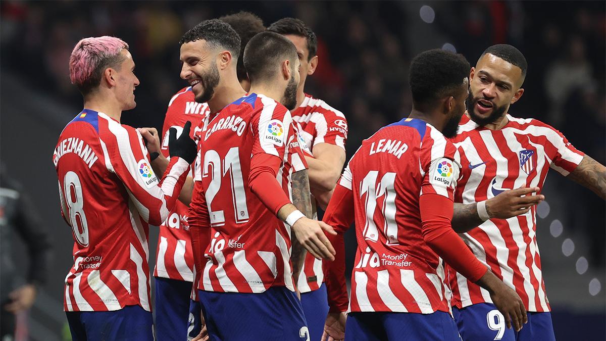 Resumen, goles y highlights del Atlético de Madrid 6 - 1 Sevilla de la jornada 24 de LaLiga Santander