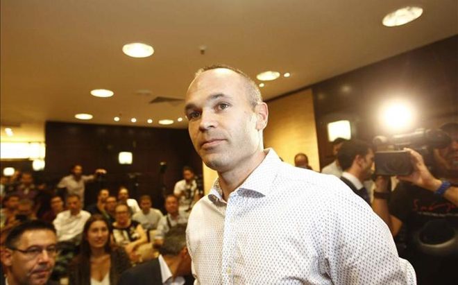 Iniesta pide el voto para que el padre de Pablo puede conseguir su reto Iniesta pide el voto para que el padre de Pablo puede conseguir su reto