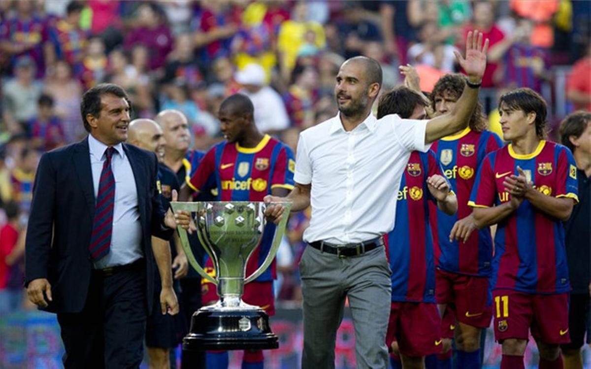 Laporta quiere a Guardiola para su nuevo proyecto en el Barça