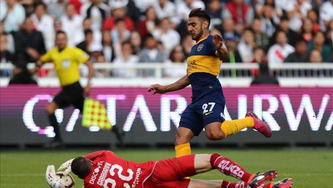 El Toto Salvio fue una de las figuras para que Boca llegue a la semifinal El Toto Salvio fue una de las figuras para que Boca llegue a la semifinal