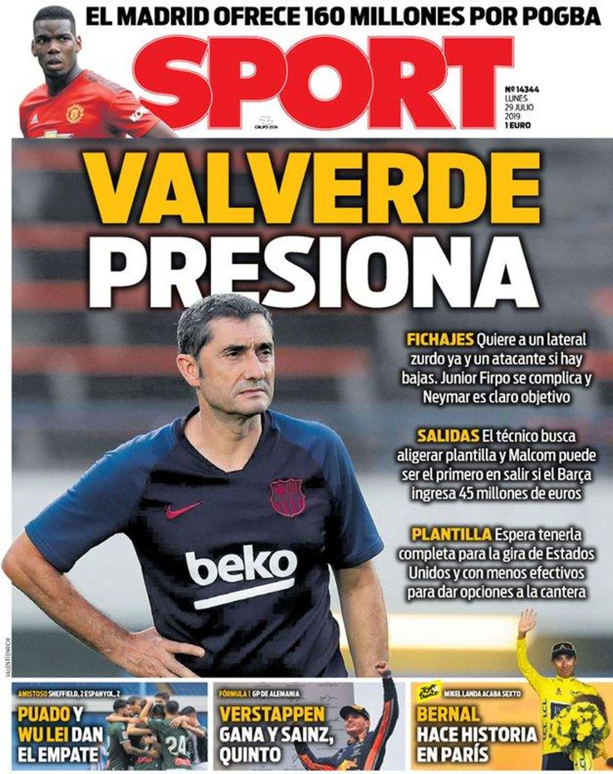 Esta es la portada de hoy Esta es la portada de hoy
