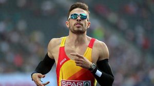 Óscar Husillos, no teme a ningñun rival en Glasgow Óscar Husillos, no teme a ningñun rival en Glasgow