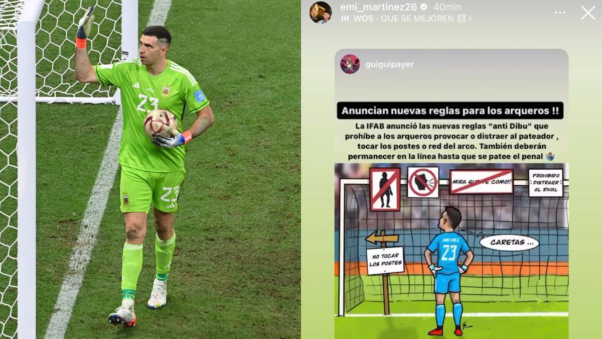 El ‘Dibu’ califica de hipócritas las nuevas normas en los penaltis