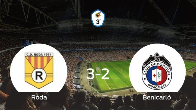 Los tres puntos se quedan en casa: Roda 3-2 Benicarló Los tres puntos se quedan en casa: Roda 3-2 Benicarló