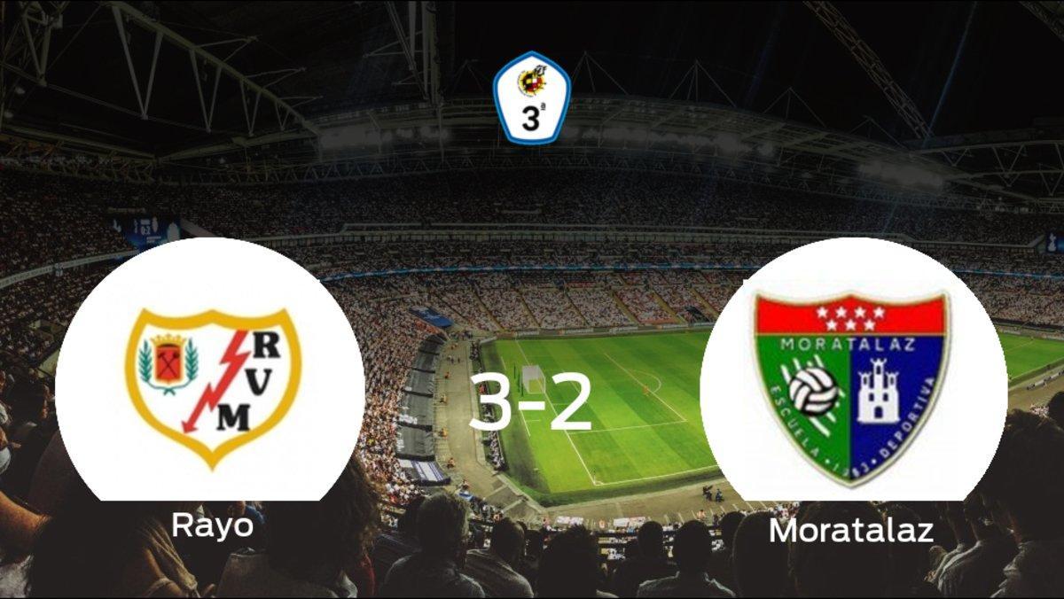 El Rayo B suma tres puntos después de ganar 3-2 al Moratalaz