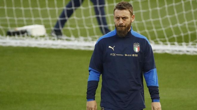 De Rossi, ayudante de Mancini en la selección italiana De Rossi, ayudante de Mancini en la selección italiana