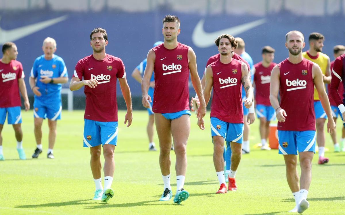 El Barça cierra la semana de entrenamientos con Coutinho con el grupo