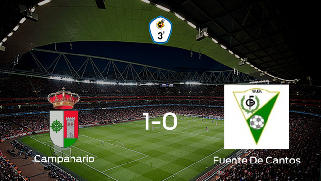 El Campanario aprovecha la segunda parte para ganar a la UD Fuente De Cantos (1-0) El Campanario aprovecha la segunda parte para ganar a la UD Fuente De Cantos (1-0)