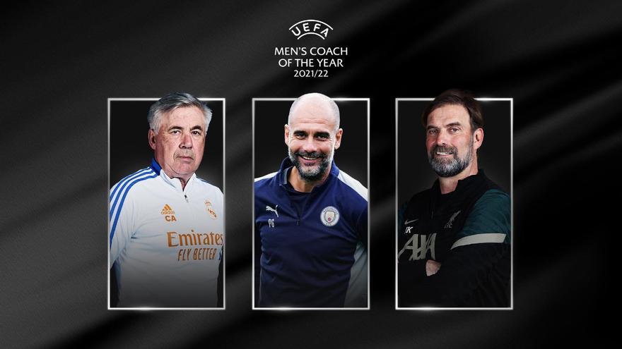 Ancelotti, Guardiola, Klopp nominato allenatore dell’anno UEFA
