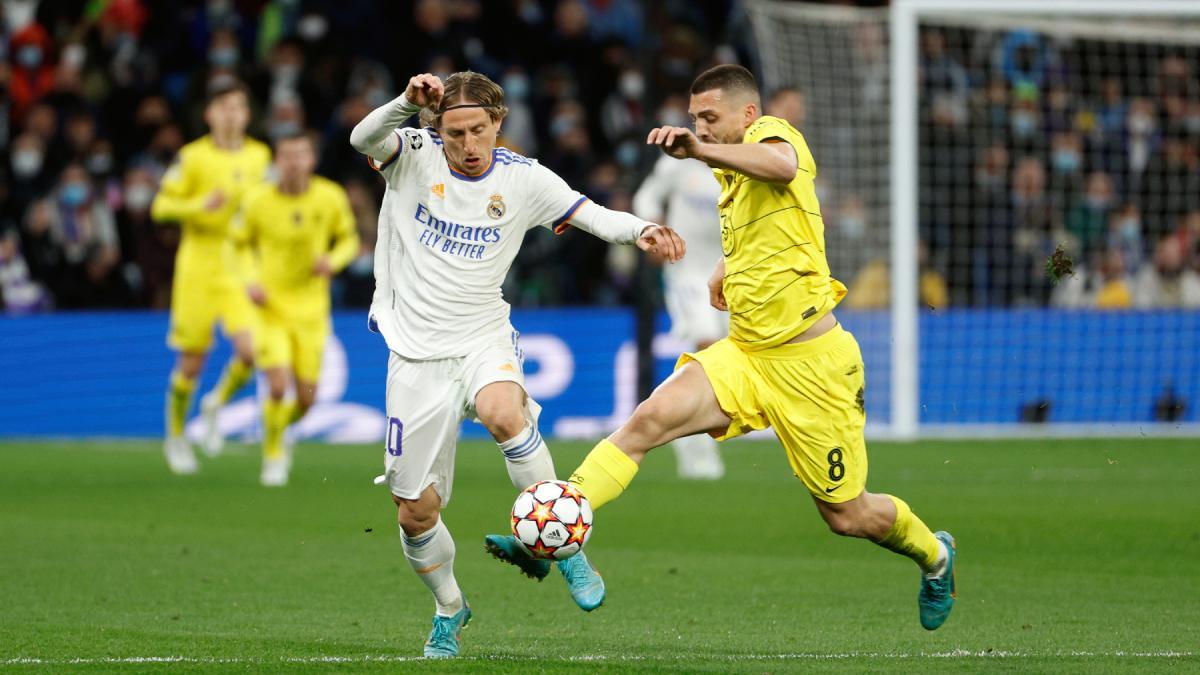 Luka Modric comandó la reacción del Real Madrid ante el Chelsea