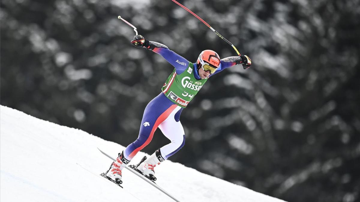 Albert Ortega no acabó la primera manga del gigante de Val d'Isère