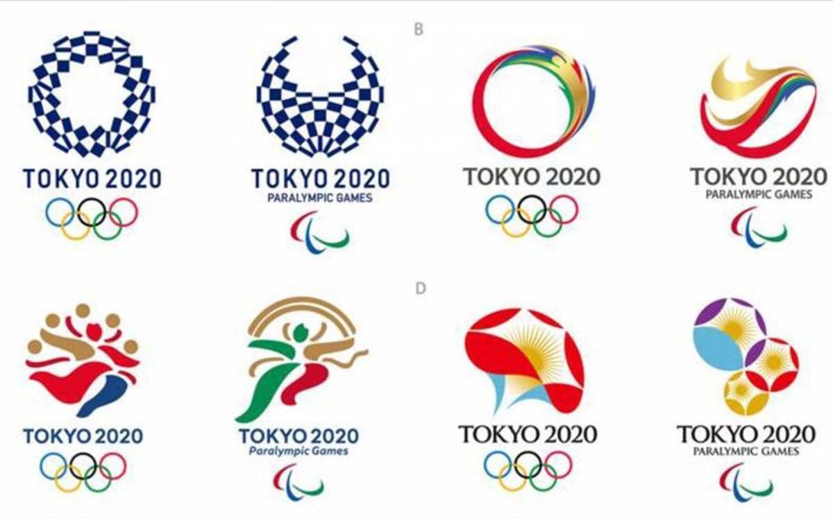 Cuatro diseños para el logo de los Juegos de Tokio 2020