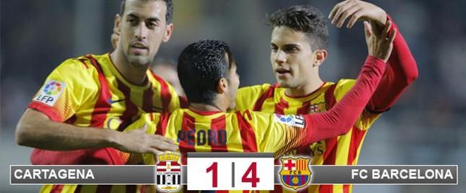 El Barça remontó el gol inicial de Fernando El Barça remontó el gol inicial de Fernando