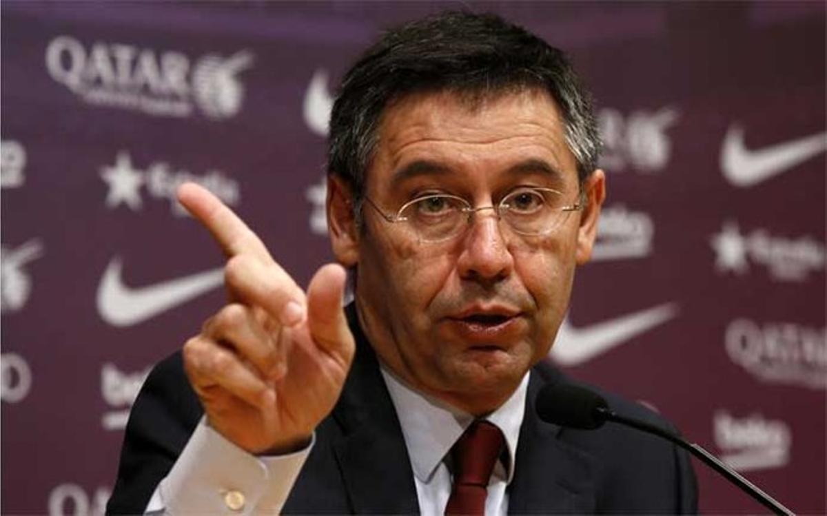 Josep Maria Bartomeu asegura que en el Barça hay tranquilidad