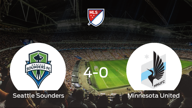 El Seattle Sounders suma tres puntos tras pasar por encima del Minnesota United (4-0) El Seattle Sounders suma tres puntos tras pasar por encima del Minnesota United (4-0)
