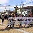 Manifestación en Ferreras de Arriba.