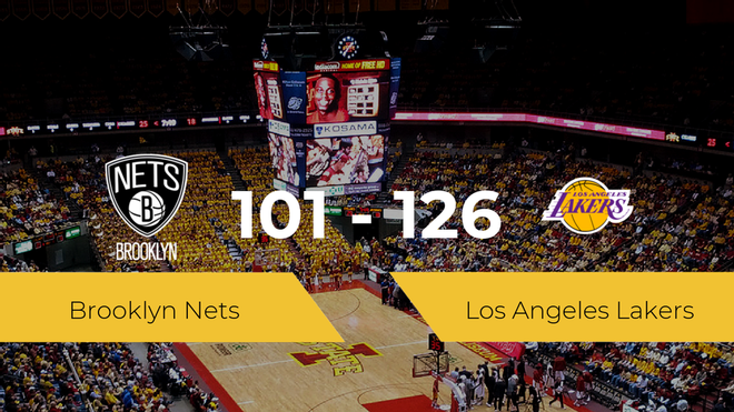 Los Angeles Lakers logra derrotar a Brooklyn Nets (101-126) Los Angeles Lakers logra derrotar a Brooklyn Nets (101-126)