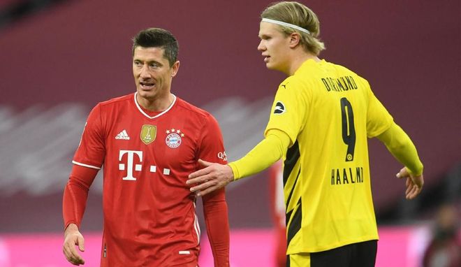 Robert Lewandowski y Erling Haaland, protagonistas absolutos de la jornada 24 de la Bundesliga Robert Lewandowski y Erling Haaland, protagonistas absolutos de la jornada 24 de la Bundesliga
