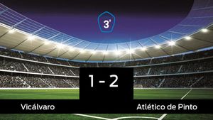 El Atlético de Pinto doblegó al Vicálvaro por 1-2 El Atlético de Pinto doblegó al Vicálvaro por 1-2