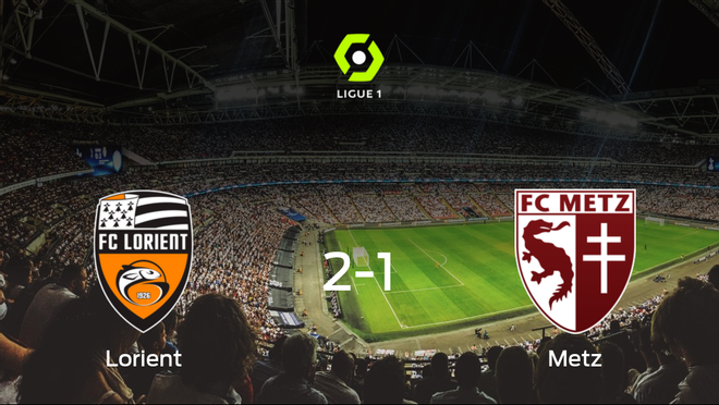 El Lorient logra una ajustada victoria en casa frente al FC Metz (2-1) El Lorient logra una ajustada victoria en casa frente al FC Metz (2-1)