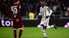 Paul Pogba volvió a vestir la camiseta de la Juventus en el derbi contra el Torino