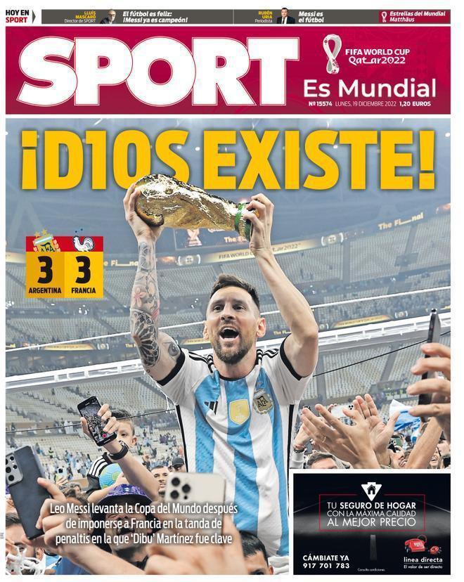 Fotos | Para enmarcar: las portadas de todo el mundo se rinden a Messi