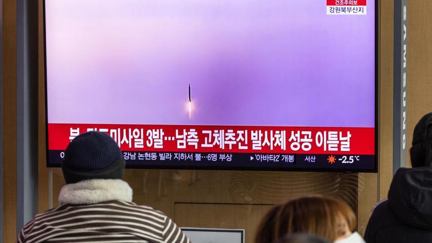 Corea del Norte dispara un nuevo misil balístico