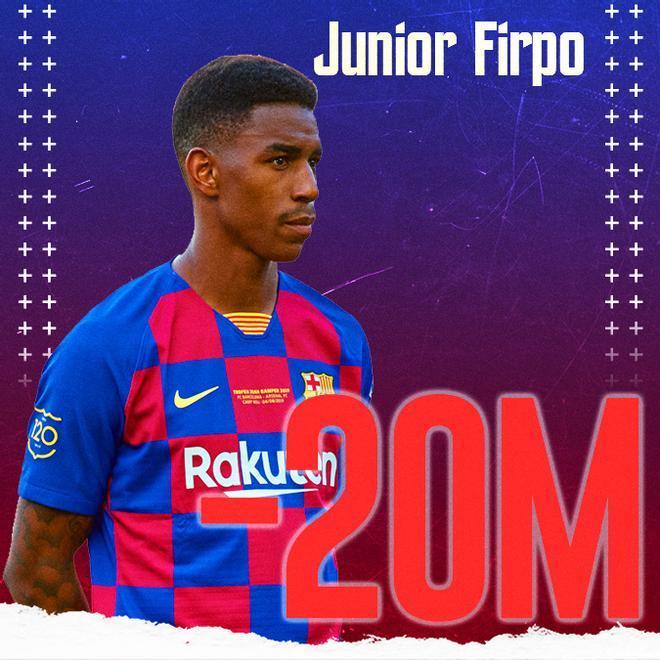 Junior Firpo costó 20 millones y apenas estuvo dos temporadas en el Barça