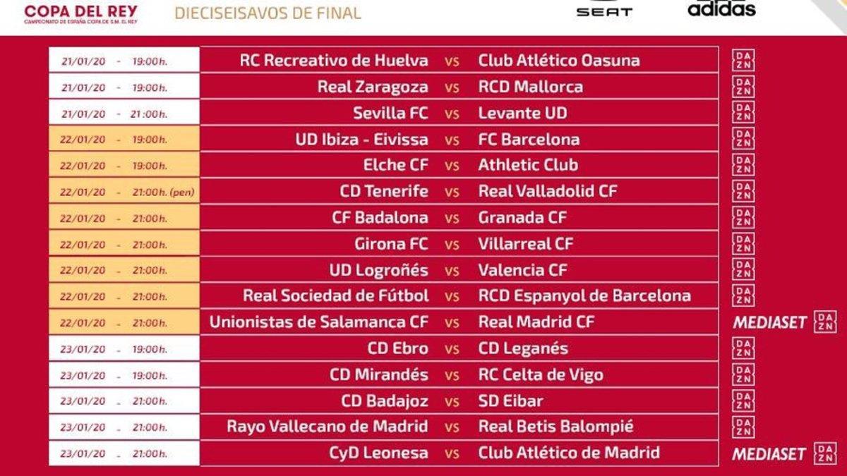 Barça now know the date and time of their Copa match against Ibiza