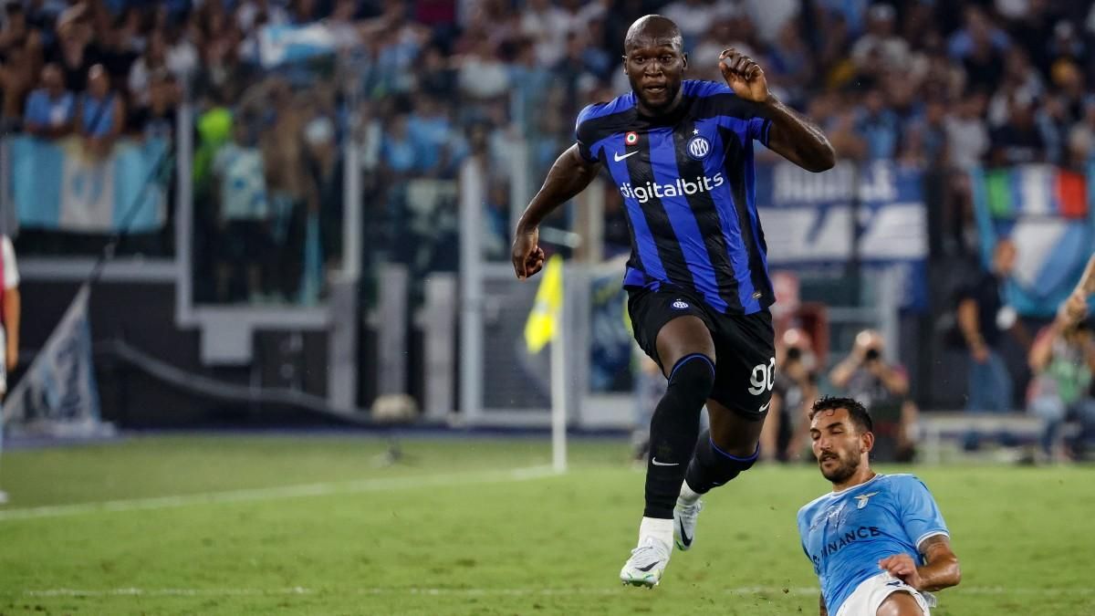 Lukaku, antes de lesionarse contra la Lazio Lukaku, antes de lesionarse contra la Lazio