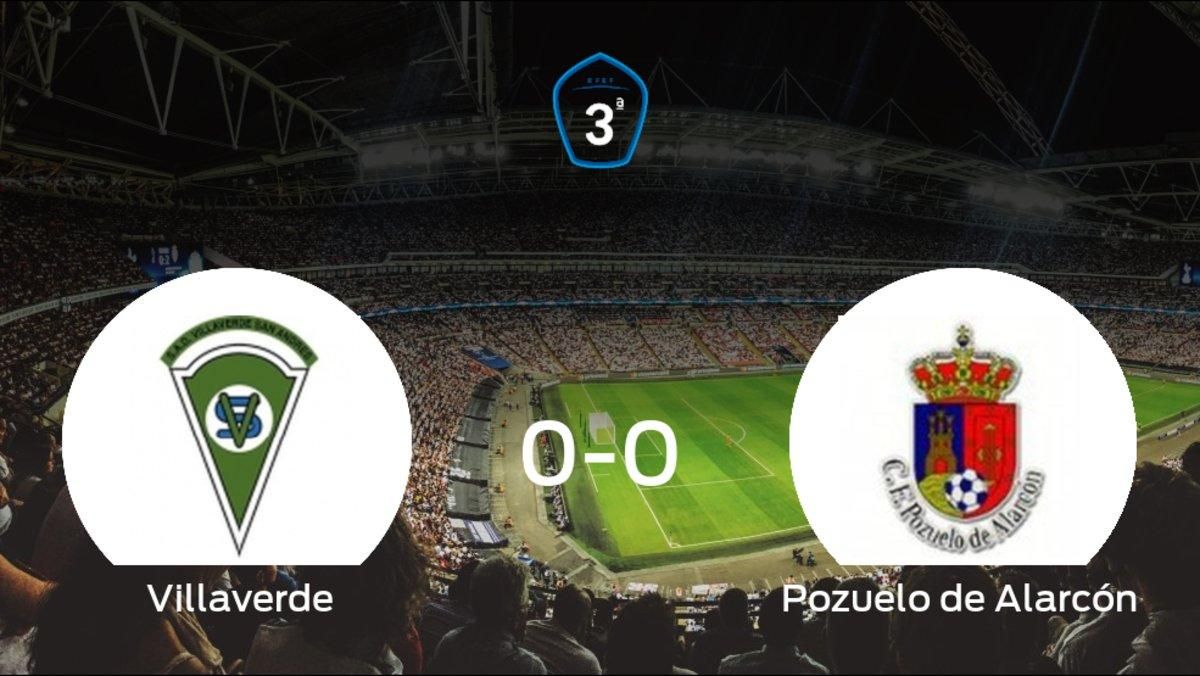 El Villaverde y el Pozuelo de Alarcón firman las tablas tras empatar a cero El Villaverde y el Pozuelo de Alarcón firman las tablas tras empatar a cero