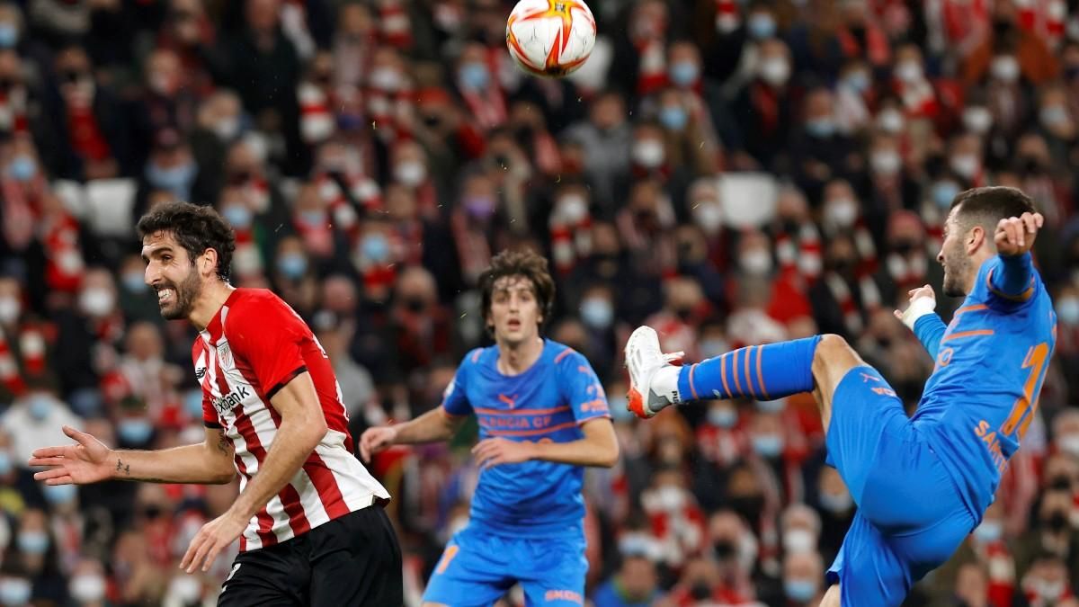 Imagen del encuentro entre Athletic y Valencia Imagen del encuentro entre Athletic y Valencia