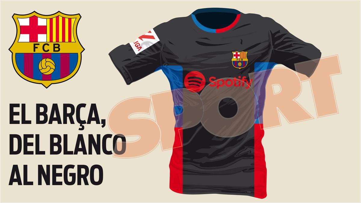 Así será la segunda camiseta del Barça en la temporada 2024-2025