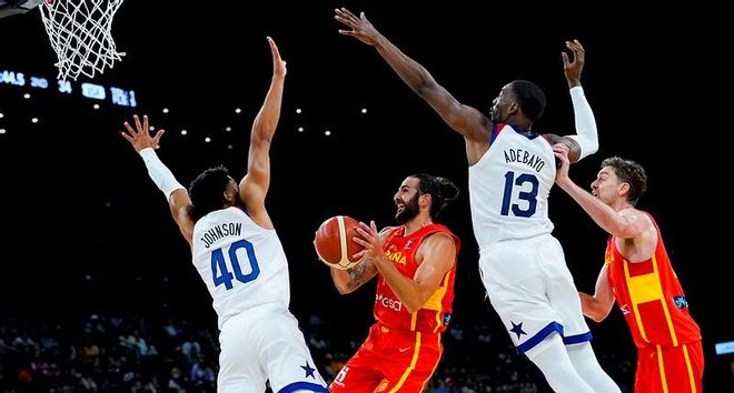 Ricky Rubio, en el reciente partido ante Estados Unidos Ricky Rubio, en el reciente partido ante Estados Unidos