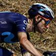 Alejandro Valverde, en la etapa del Giro. / SERGI LÓPEZ-EGEA