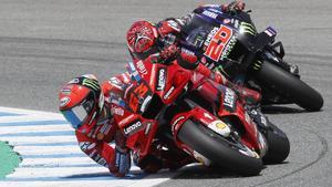 Bagnaia se lleva la victoria de MotoGP en Jerez