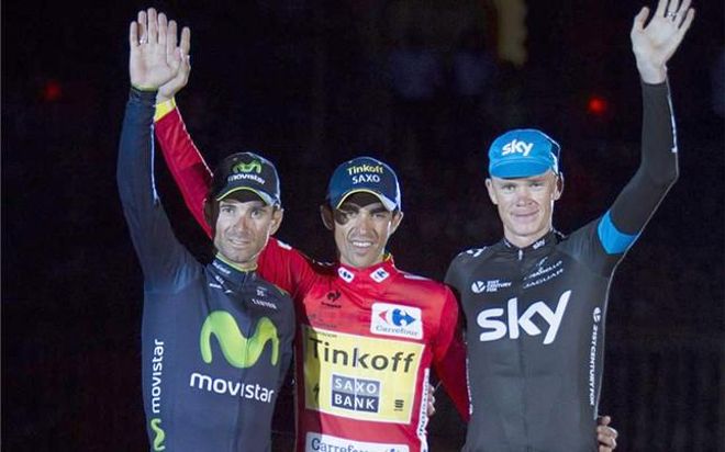 Este es el podio final de la Vuelta Este es el podio final de la Vuelta