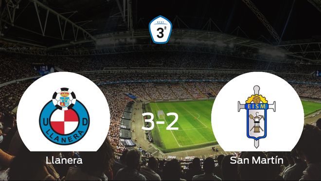 El Ud Llanera se hace fuerte en casa y gana al San Martín (3-2) El Ud Llanera se hace fuerte en casa y gana al San Martín (3-2)