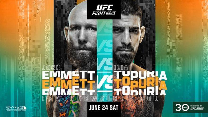 Emmett: Schedule and TV to watch UFC fights live and online on DAZN
