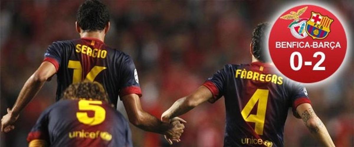 El Barça ganó en Lisboa, pero la lesión de Puyol empañó el triunfo El Barça ganó en Lisboa, pero la lesión de Puyol empañó el triunfo
