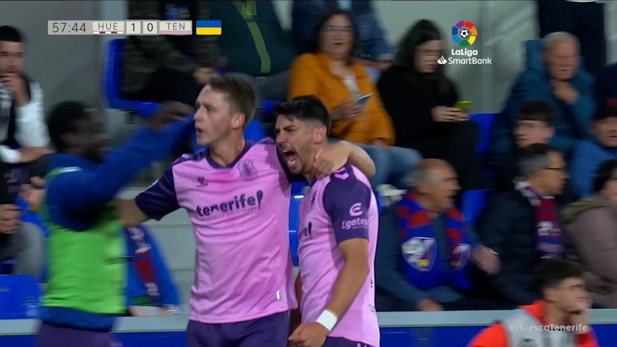 Resumen, goles y resumen del Huesca 1 - 1 Tenerife de la jornada 37 de LaLiga SmartBank
