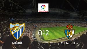 La SD Ponferradina se lleva los tres puntos frente al Málaga (0-2) La SD Ponferradina se lleva los tres puntos frente al Málaga (0-2)