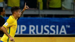 Los 7 goles de Coutinho con la camiseta de Brasil Los 7 goles de Coutinho con la camiseta de Brasil