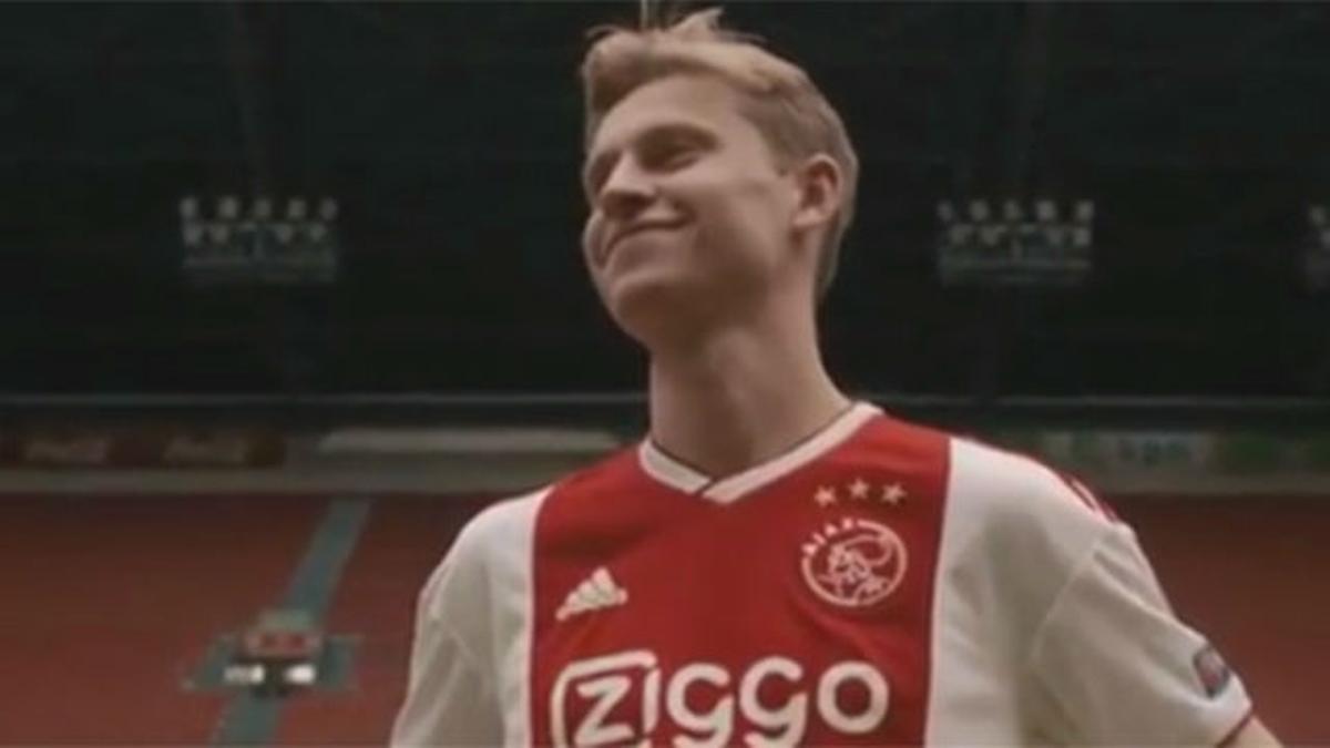 ¡Piel de gallina! El emotivo video de De Jong para despedirse del Ajax