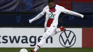 Kylian Mbappé, durante un encuentro con el PSG Kylian Mbappé, durante un encuentro con el PSG