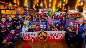Encuentro internacional de peñas barcelonistas en un desplazamiento de Champions Encuentro internacional de peñas barcelonistas en un desplazamiento de Champions