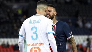 Álvaro y Neymar, en el partido de la primera vuelta Álvaro y Neymar, en el partido de la primera vuelta