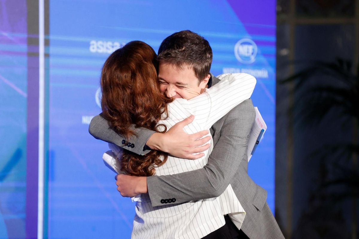 Mónica García e Íñigo Errejón. Mónica García e Íñigo Errejón.